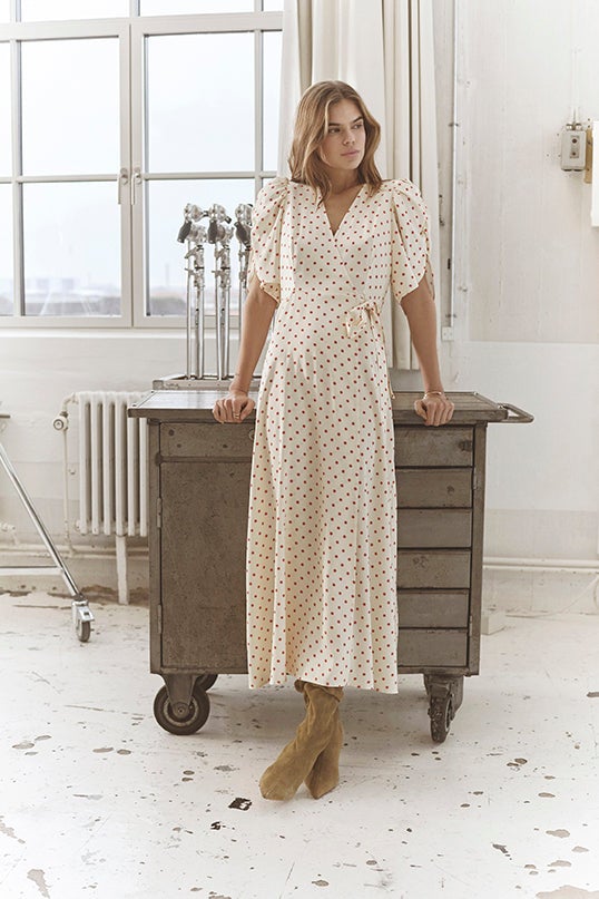 CO'COUTURE 46066 CambriaCC Dot Wrap Dress