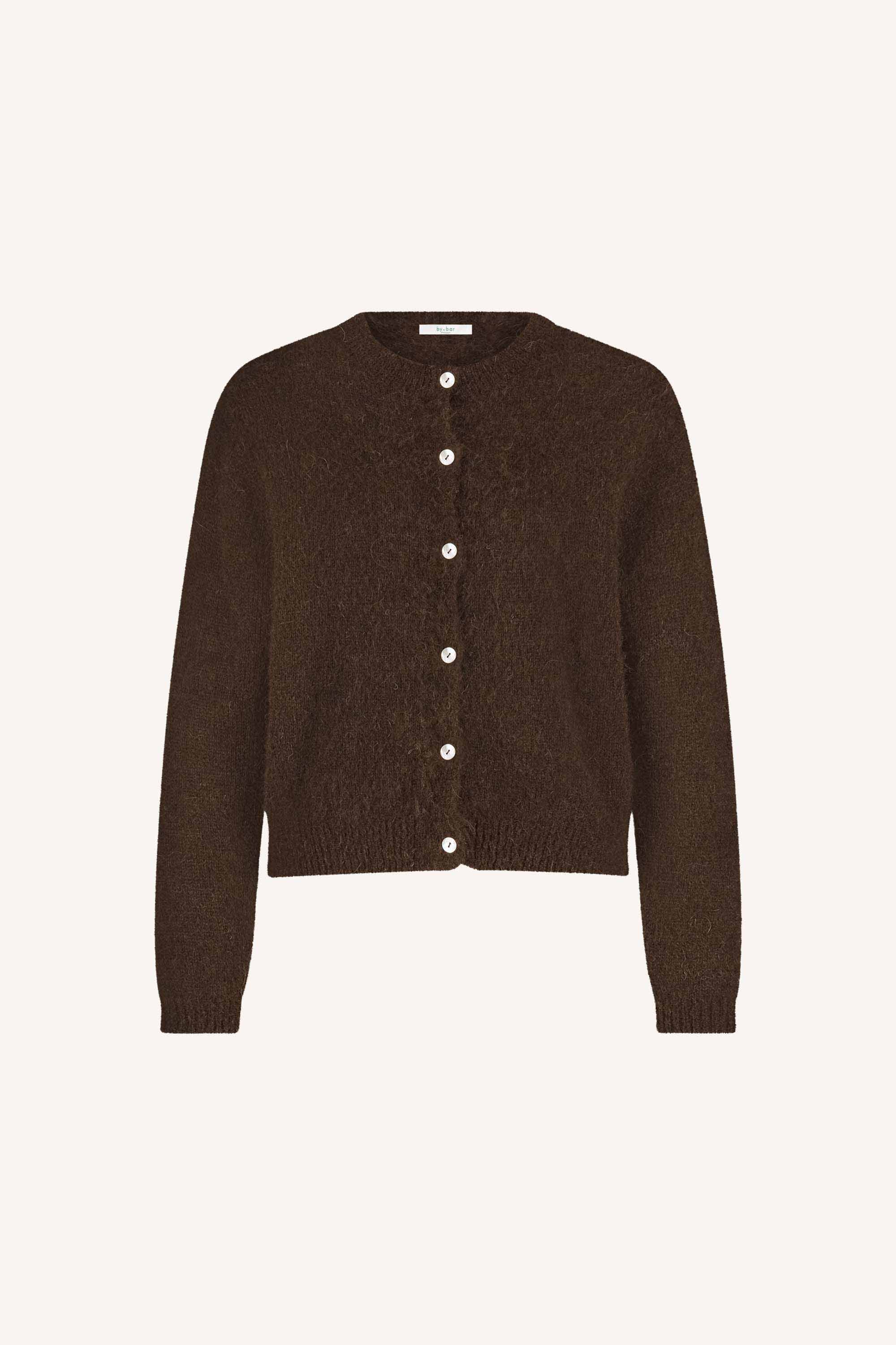 BY-BAR 26414007 cleo cardigan-deep brown