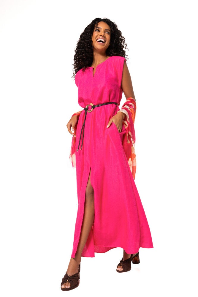 CarolineBiss 1117/70 (05) Jurk-Fuchsia