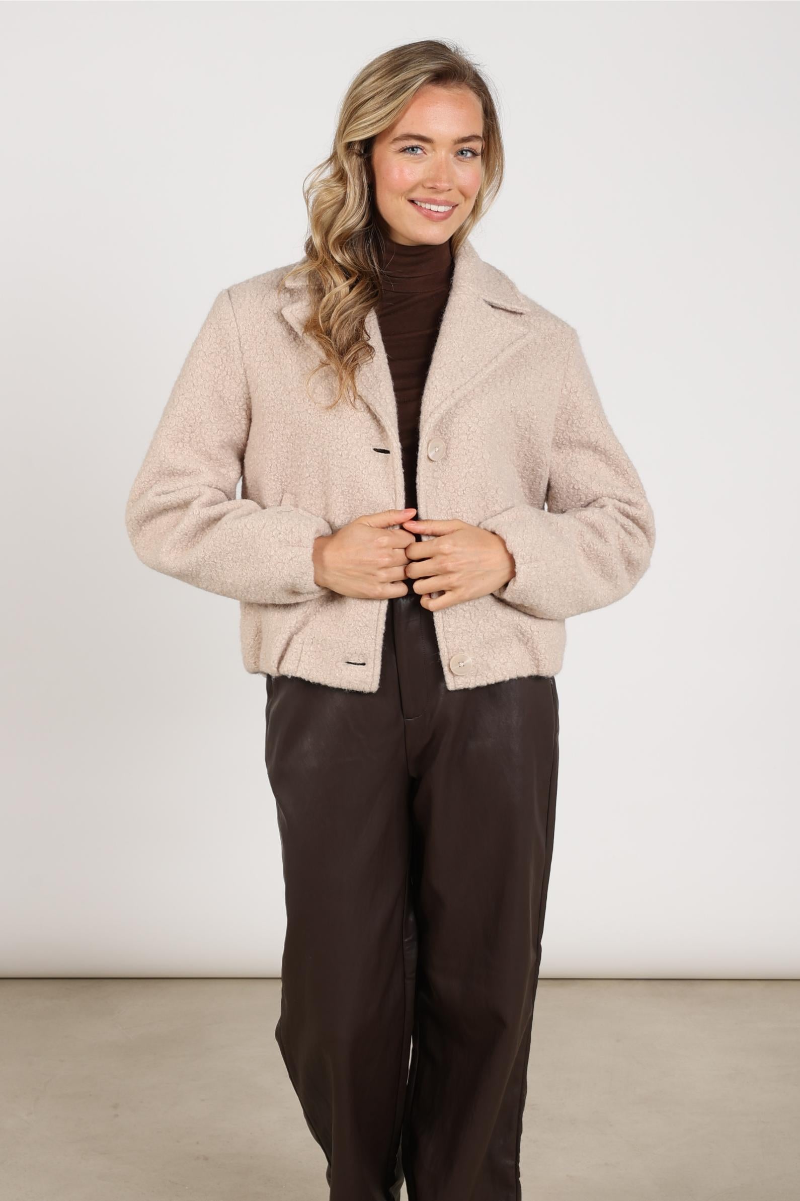 NUKUS NKF12010 Madelin Jacket Boucle-sand