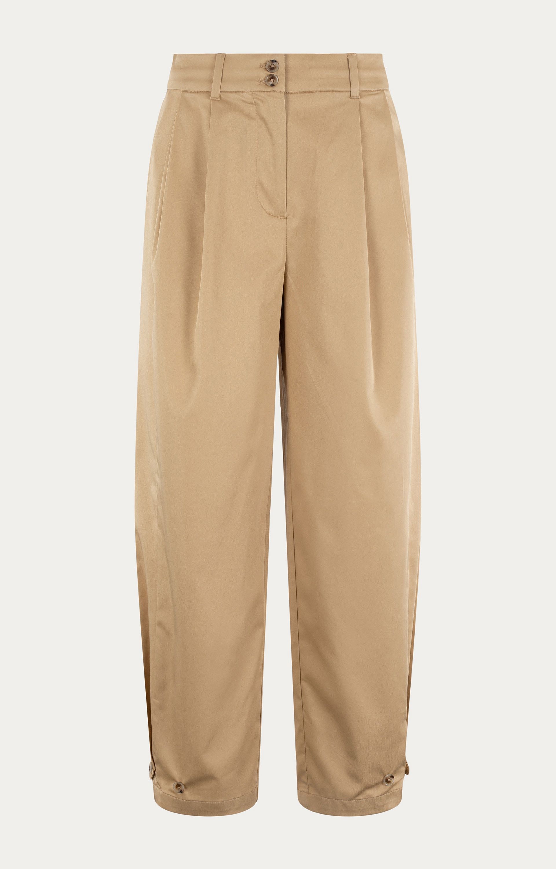 ANNA 80a02-03511 Broek met bandplooi