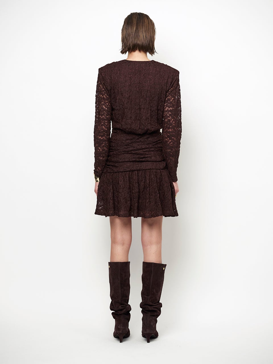 DANTE 6 263270 Skydance lace minidress bruin