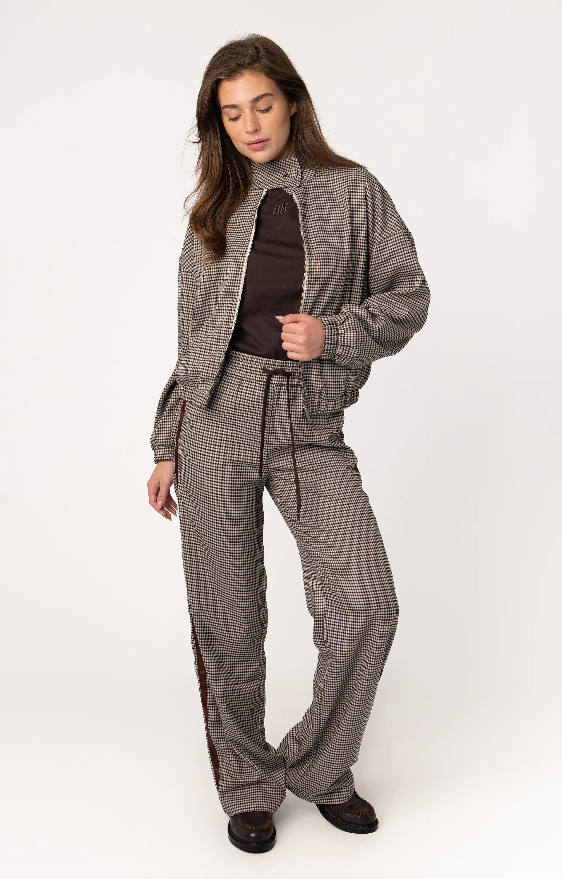 ANNA BLUE B28-02-Hobeyly broek bruin