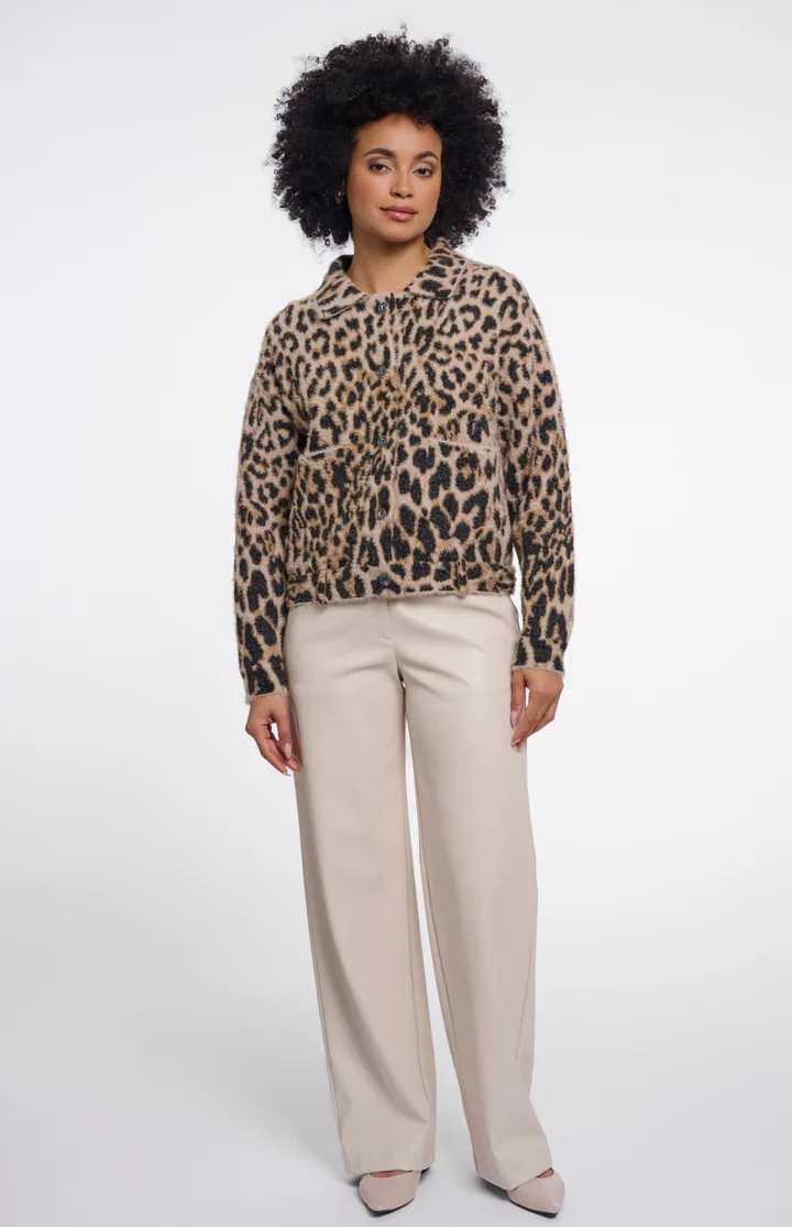 RINO & PELLE Bubbly.5012611 Vestjacket-leopard