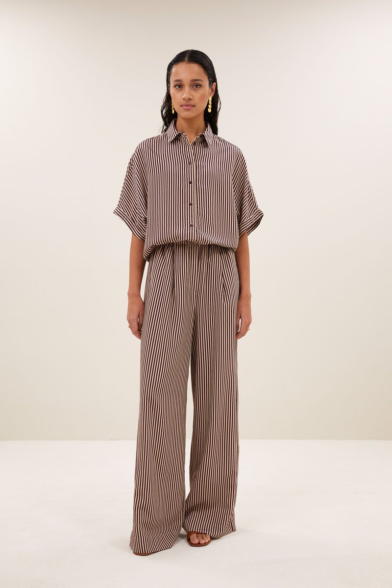 BY-BAR 26418015  celin stripe pants