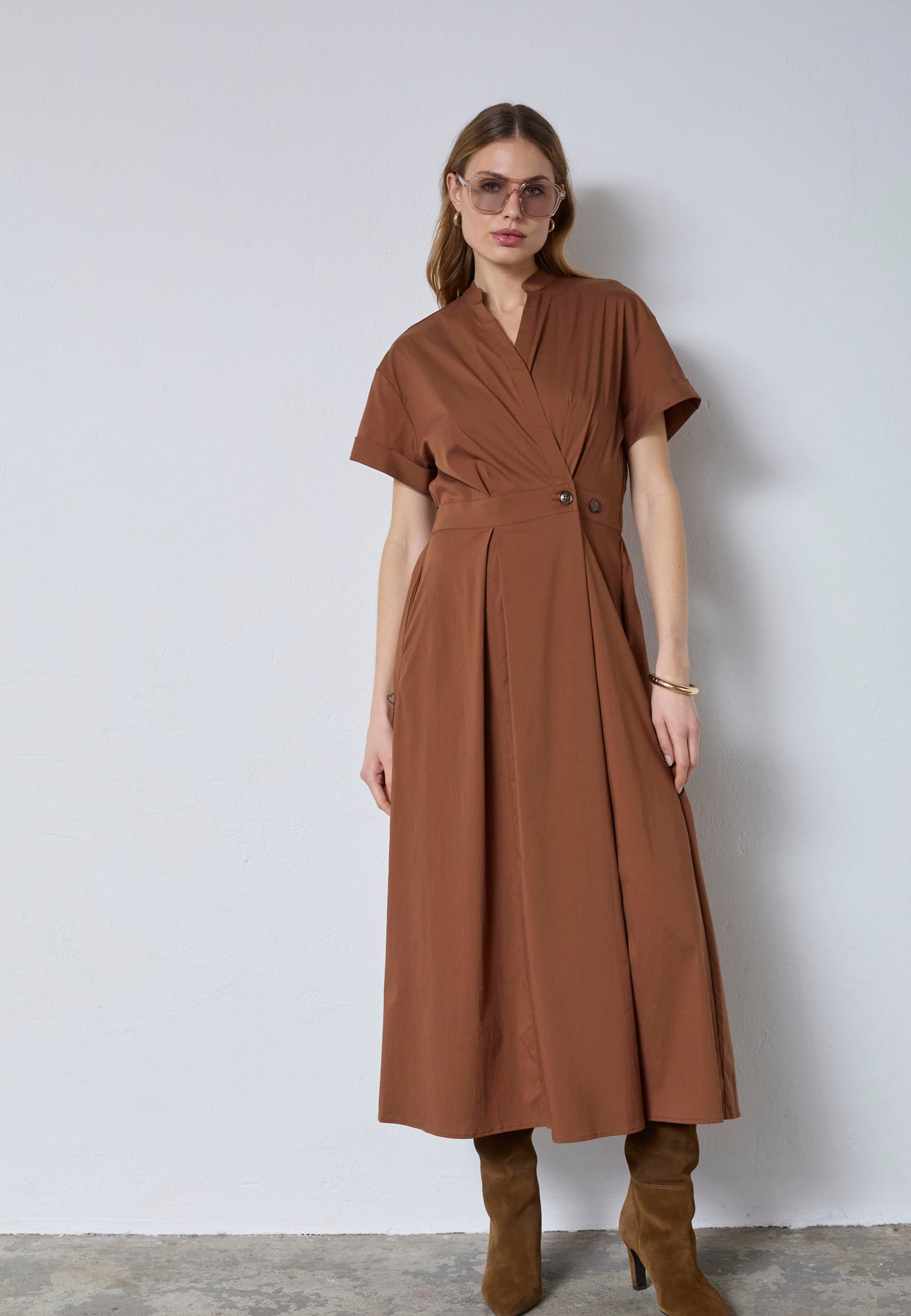 46112 ElaraCC Wrap SS Jurk