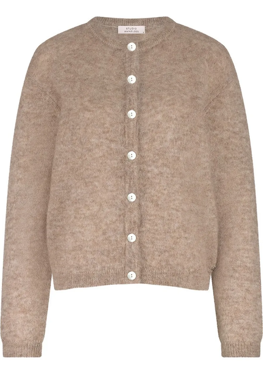 STUDIO ANNELOES 14402 Bibi cardigan-latte