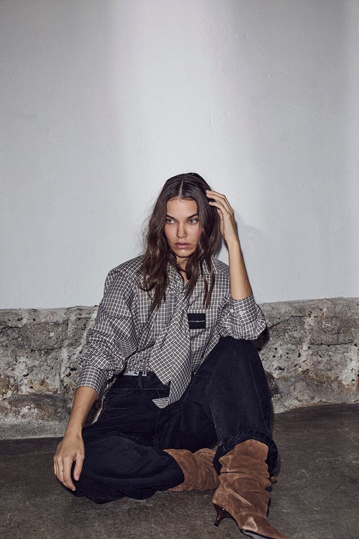 HAUTE L'AMITIE HL10721 Chess Tie Shirt