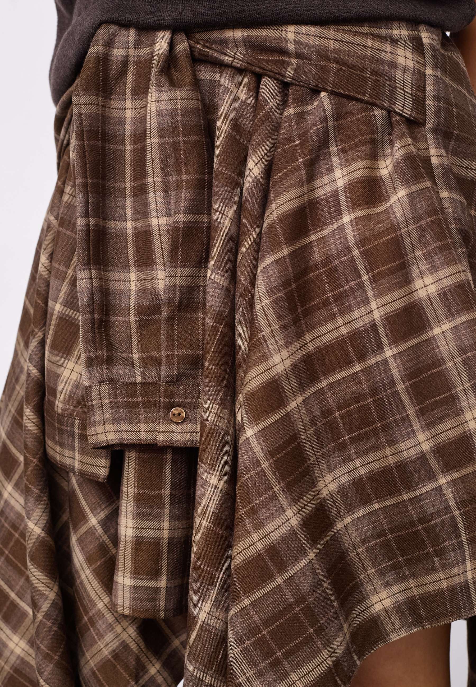 CO'COUTURE 500069 DagnyCC CheckTie Skirt