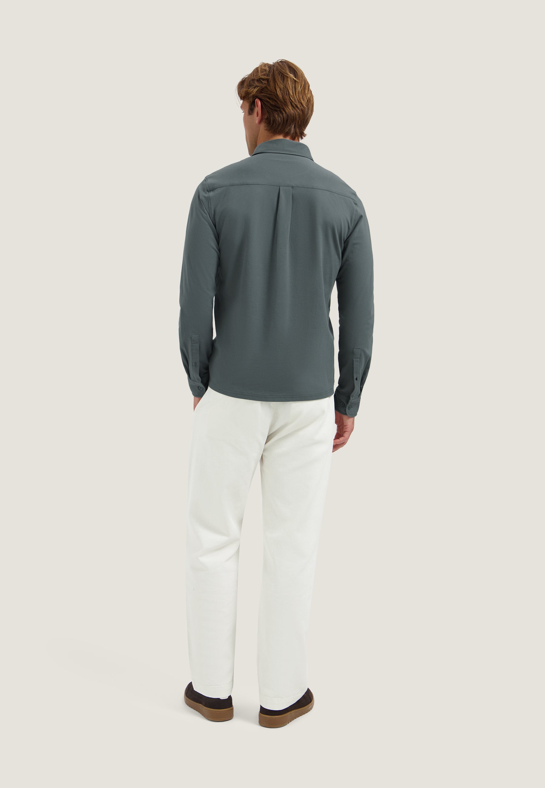 DESTREZZED 303995 BLAZE SHIRT-Grey Green