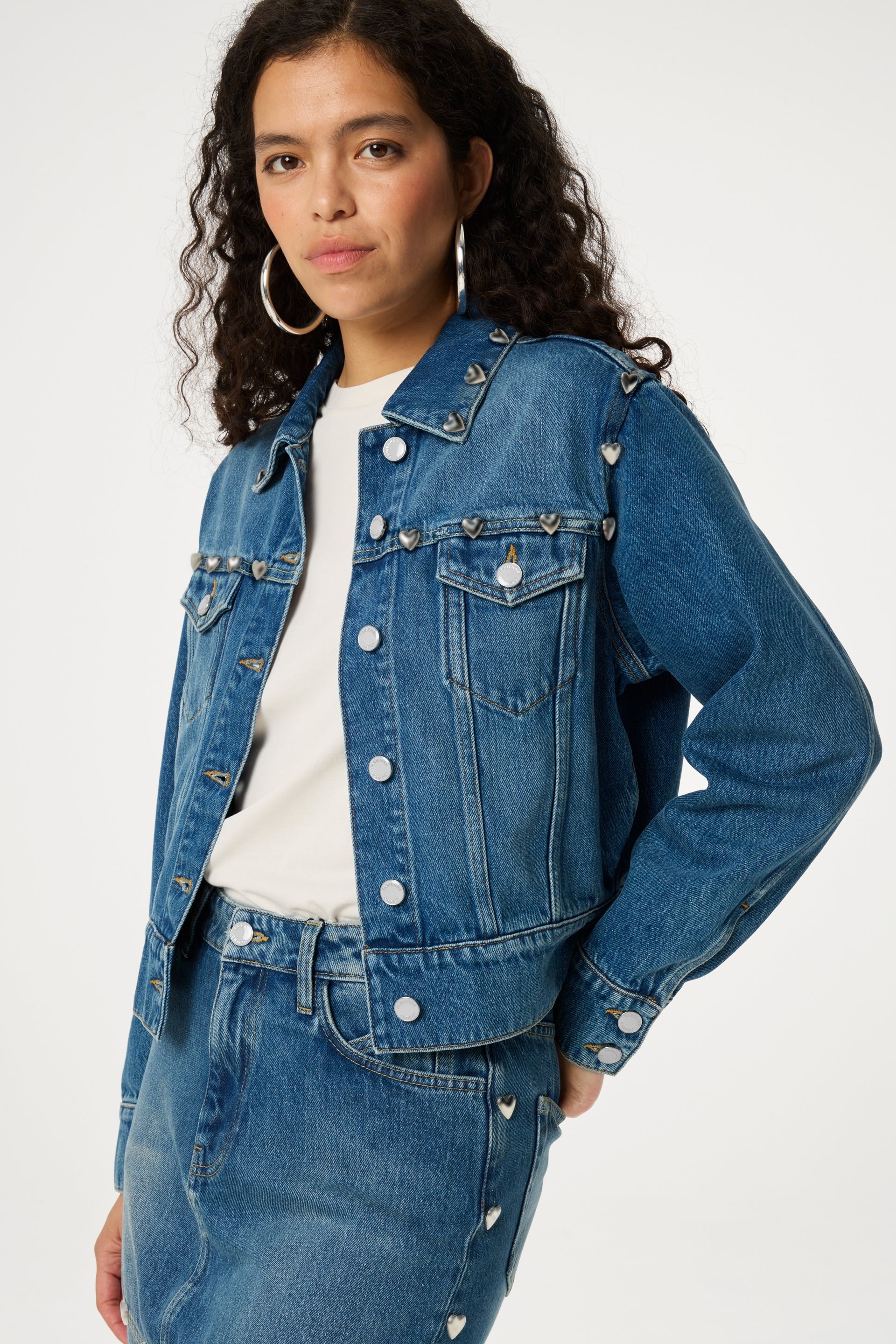 FABIENNE CHAPOT CLTJKT05SS25 Lexie Denim Jacket