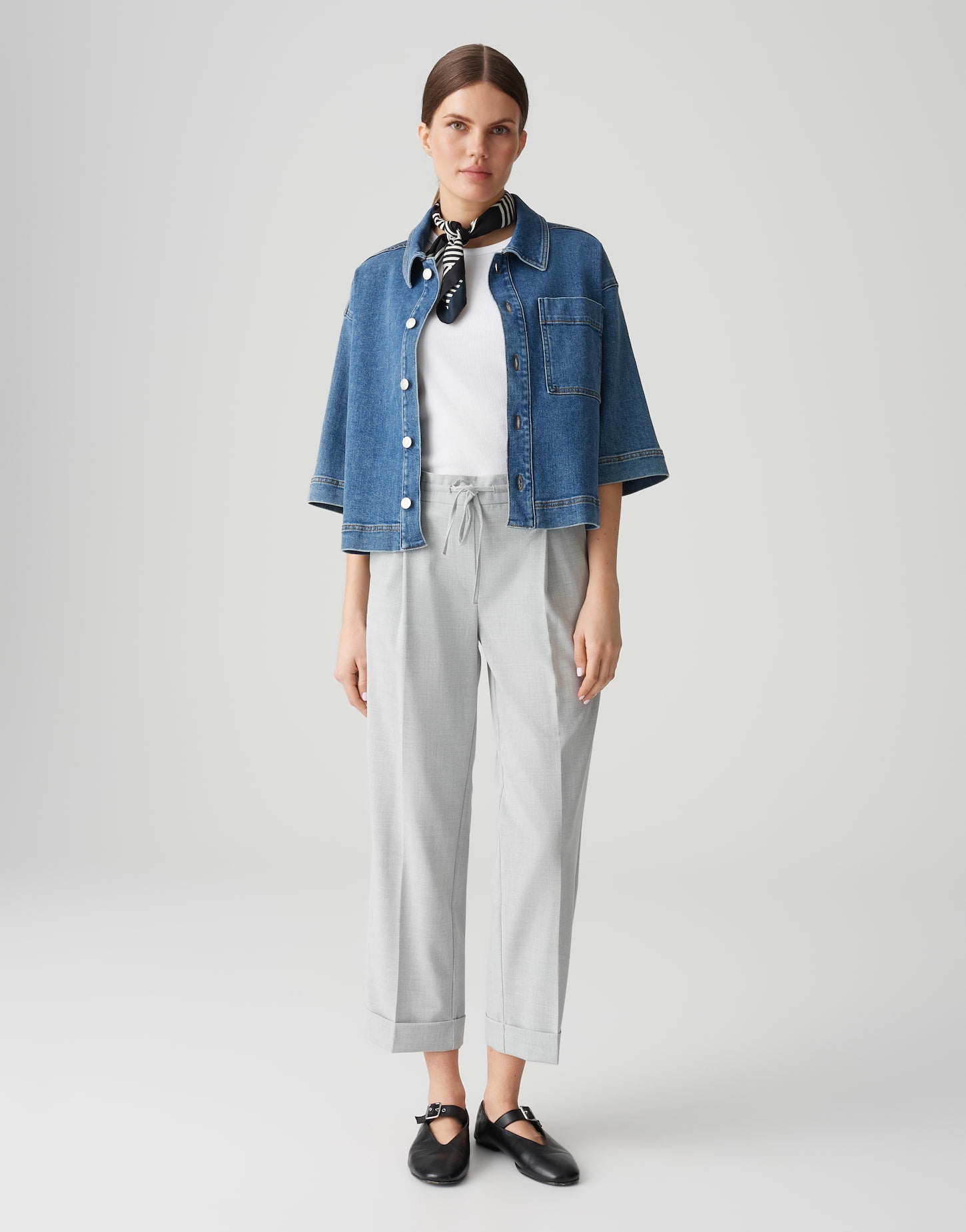 OPUS 10438713326100 Melosa city Pant-hazy fog