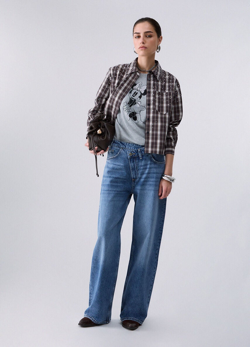 LIU JO UF6160D4854 Pant Straight Awry-Denim