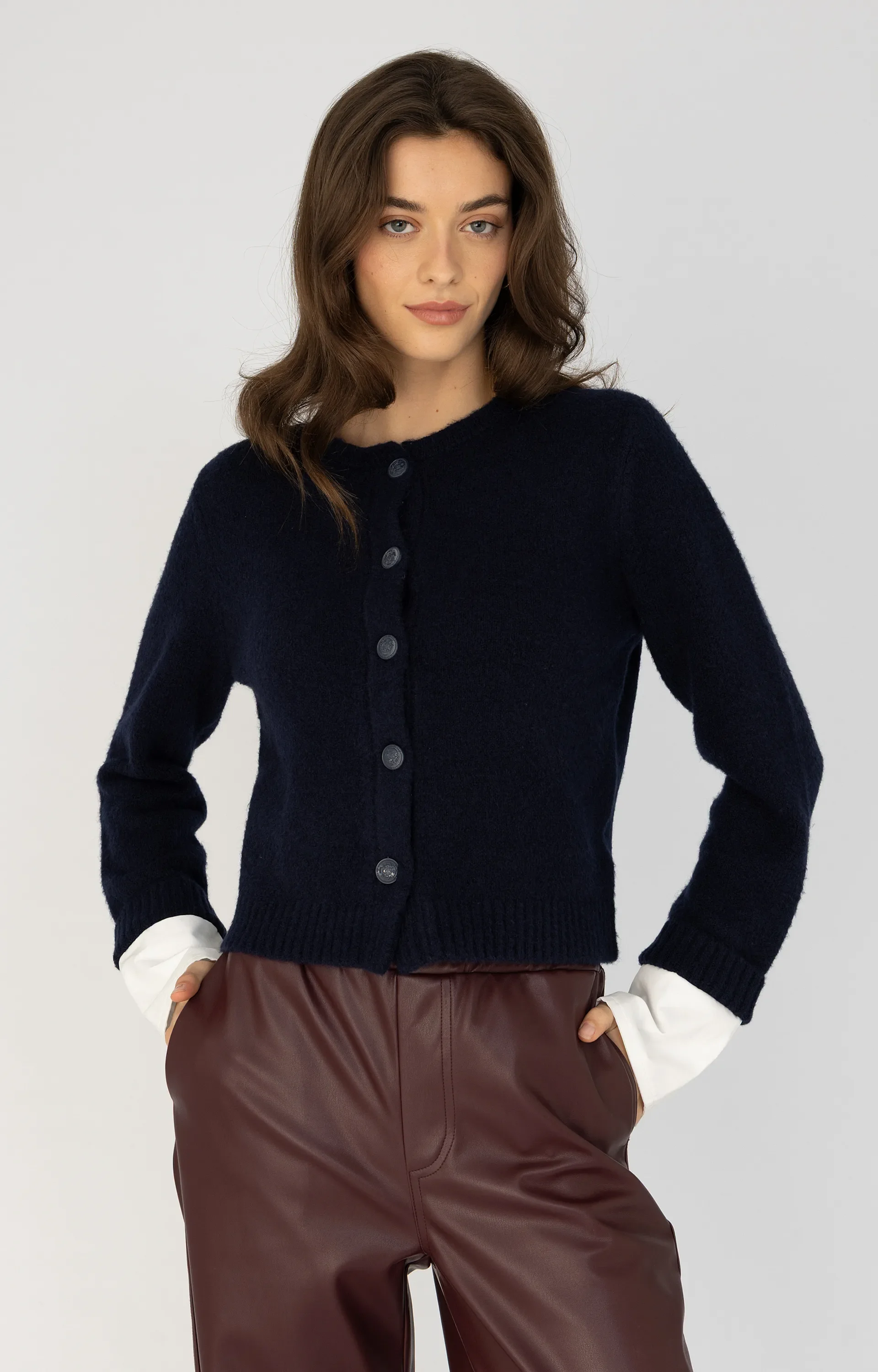 ANNA BLUE B84-10-Nina vest blauw