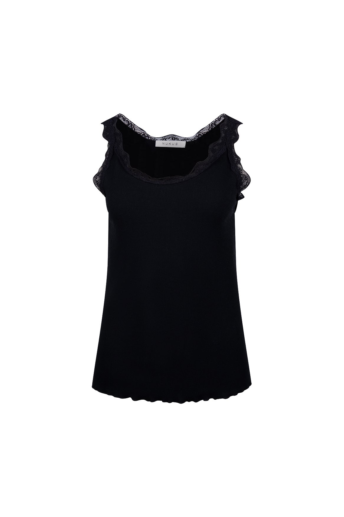NUKUS NKF06003 Maddie Singlet Kant-Black