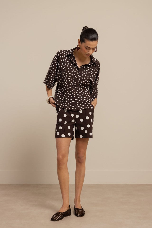 STUDIO ANNELOES 13937 Fabienne dot blouse
