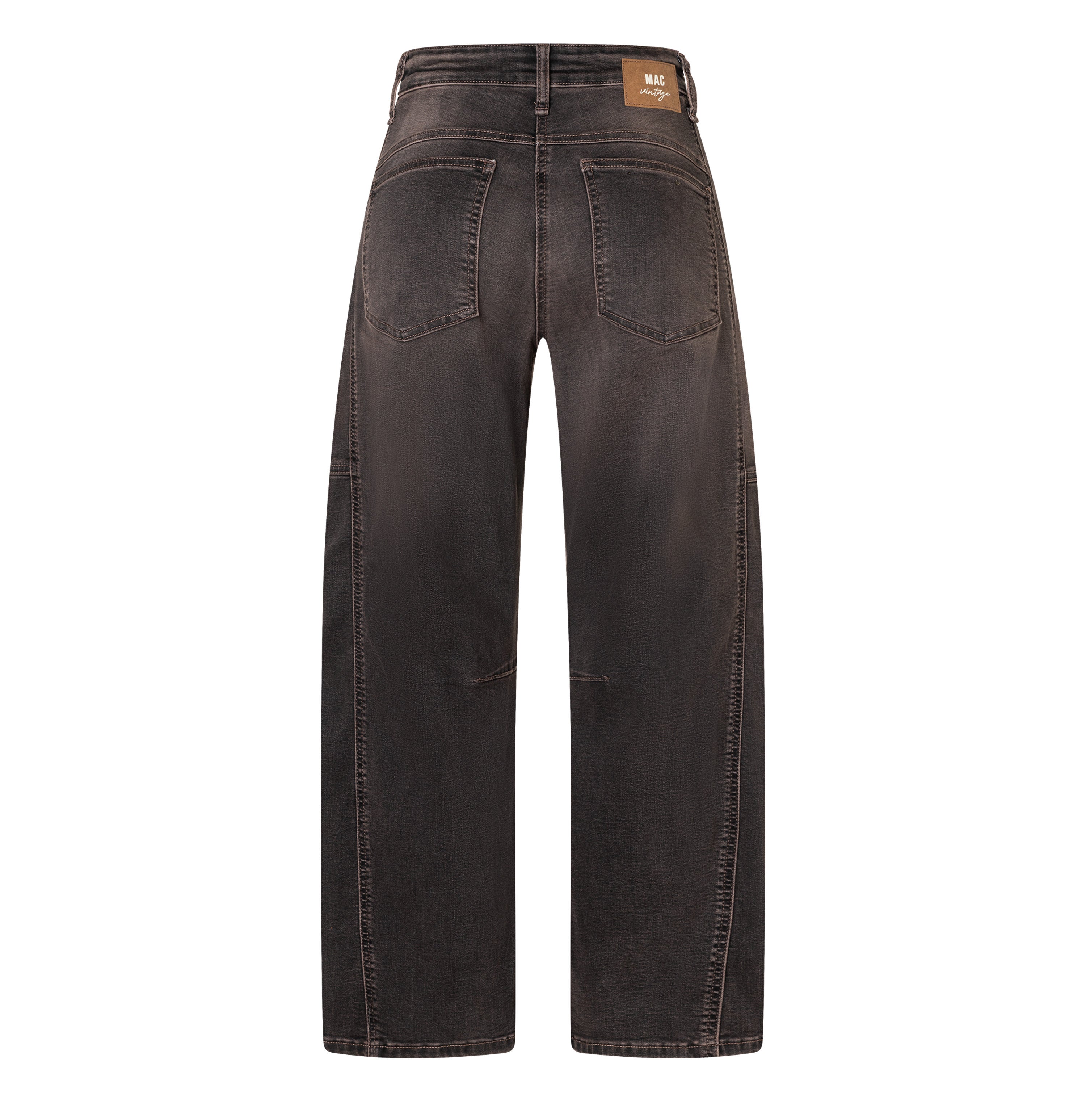 MAC 0333 3126-90 OHIO Barrel Fit Jeans-CoffeeVintage