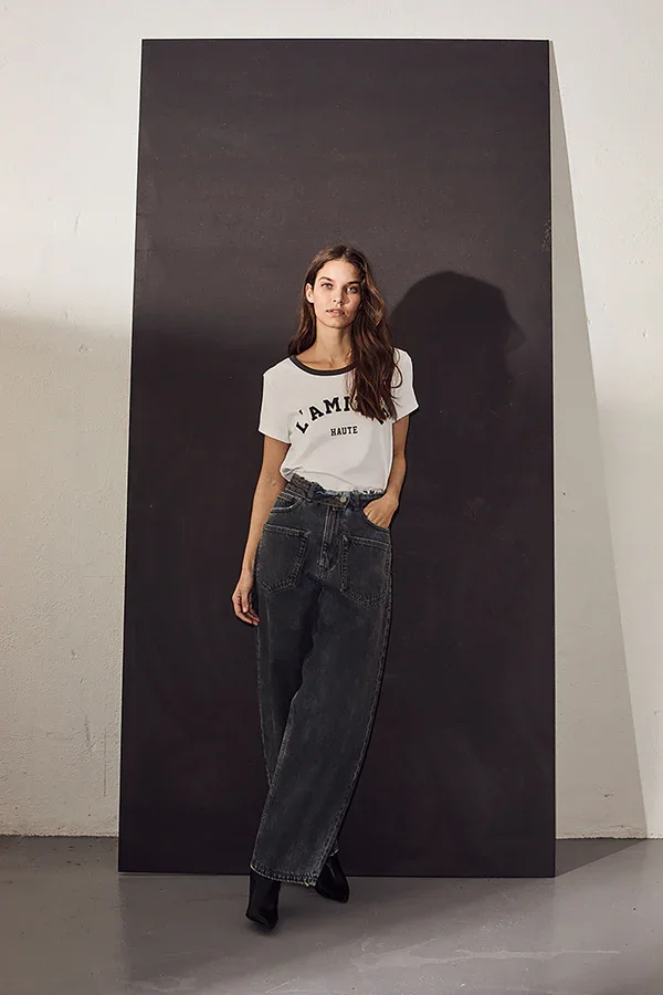 HAUTE L'AMITIE HL10740 Flip Waist Pocket Tall Jeans