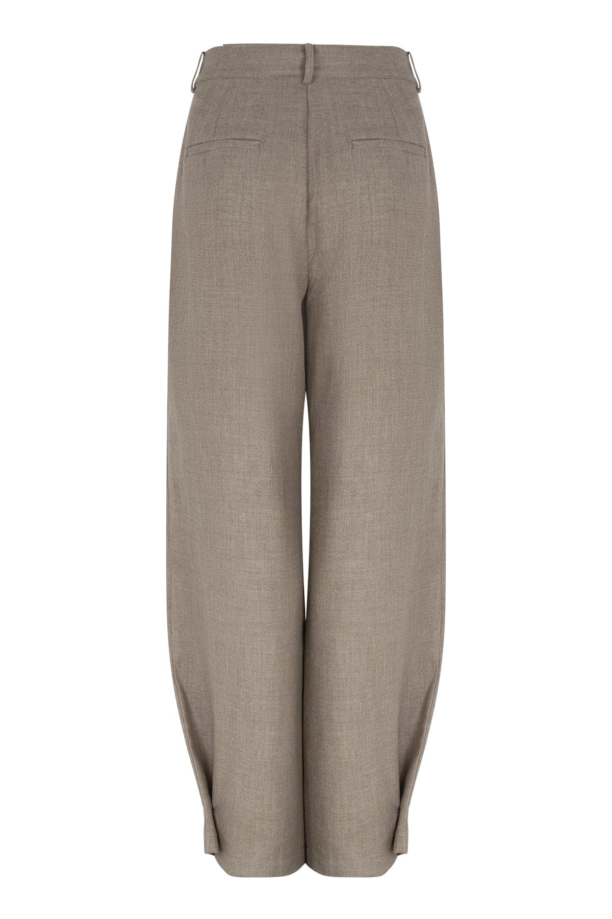 RUBY TUESDAY T607-1660 Clendis Tappered button detail pants - Slate grey