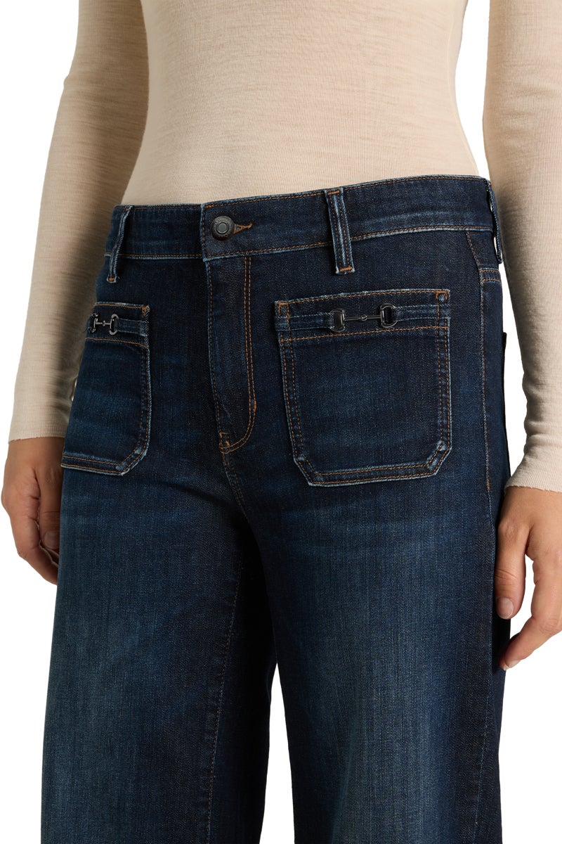 CAMBIO 9157 0009-03 Ada Patch Pocket TD Jeans