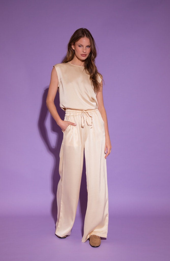 AMAYA Amsterdan Fleur top - Beige