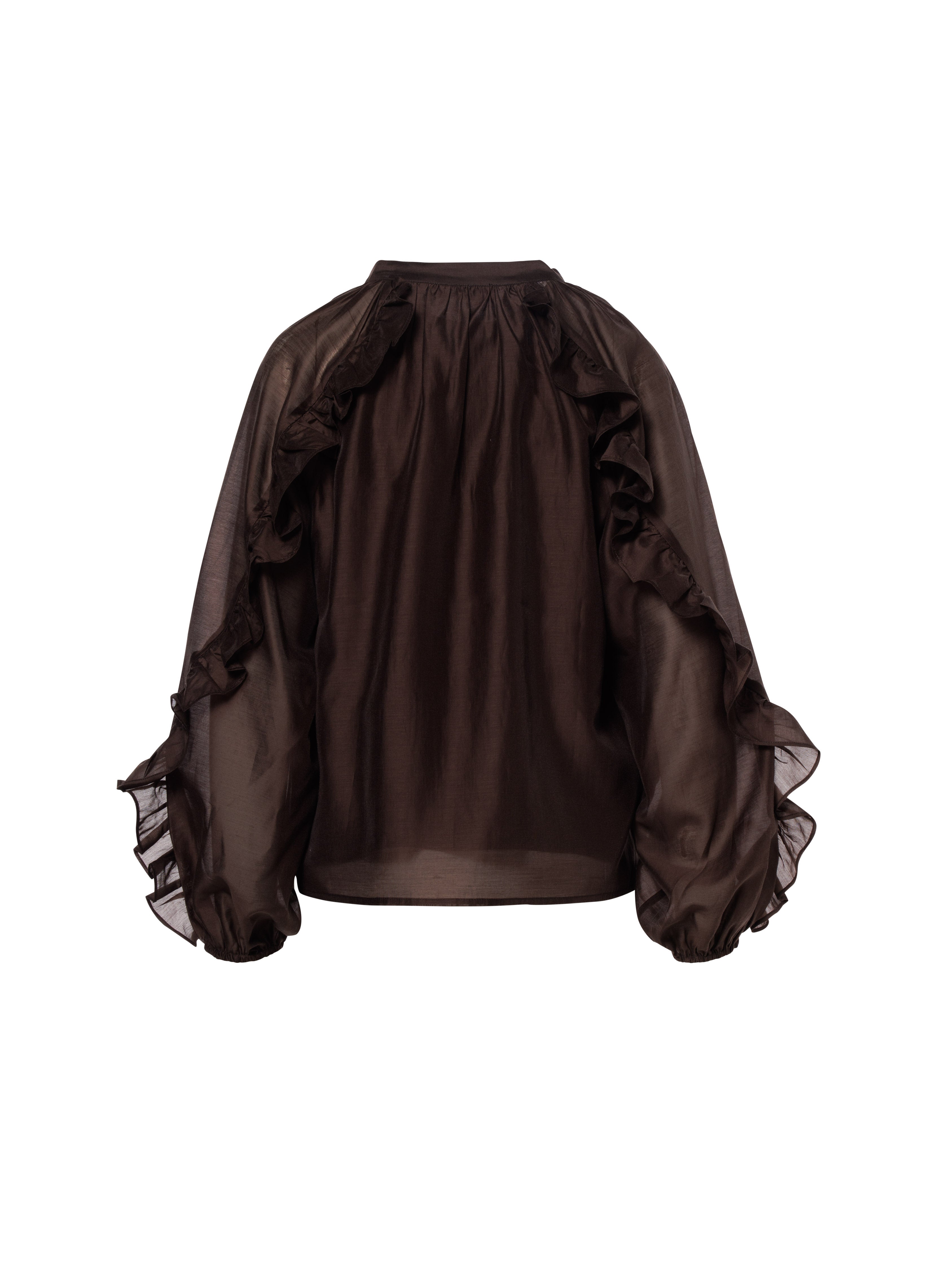 BEAUMONT BC18821263 AMANDA Blouse-Dark Chocolate