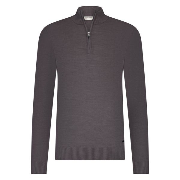 SEVEN DIALS halfzip pullover SAUL/944 TAUPE