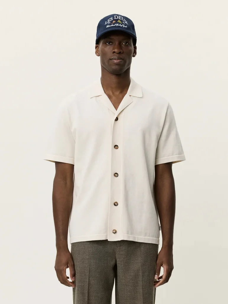 LES DEUX 1001334 Emmett Globe Knitted Shirt