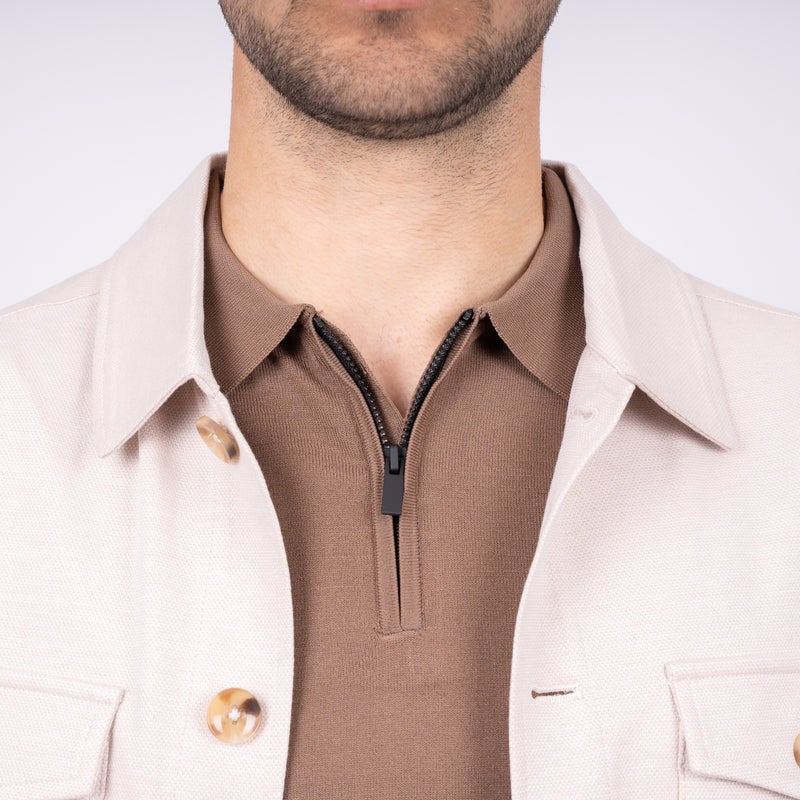 SEVEN DIALS SDL26114DU89 ARDWOLF Shirtjacket-Pebble