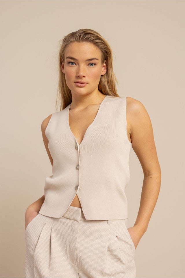 STUDIO ANNELOES 13770 Fenna knitted gilet