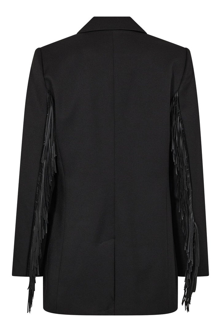HAUTE L'AMITIE HL10745 Premiere Fringe Blazer
