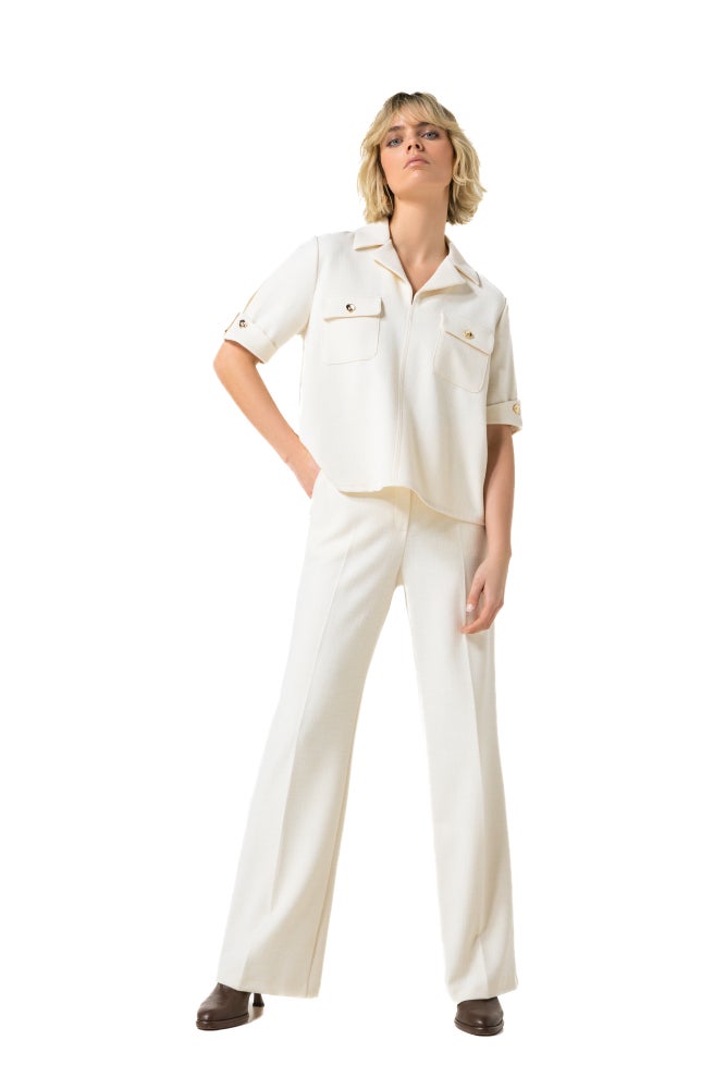 CarolineBiss  1531/93 (04) Citylook  Broek recht-natural