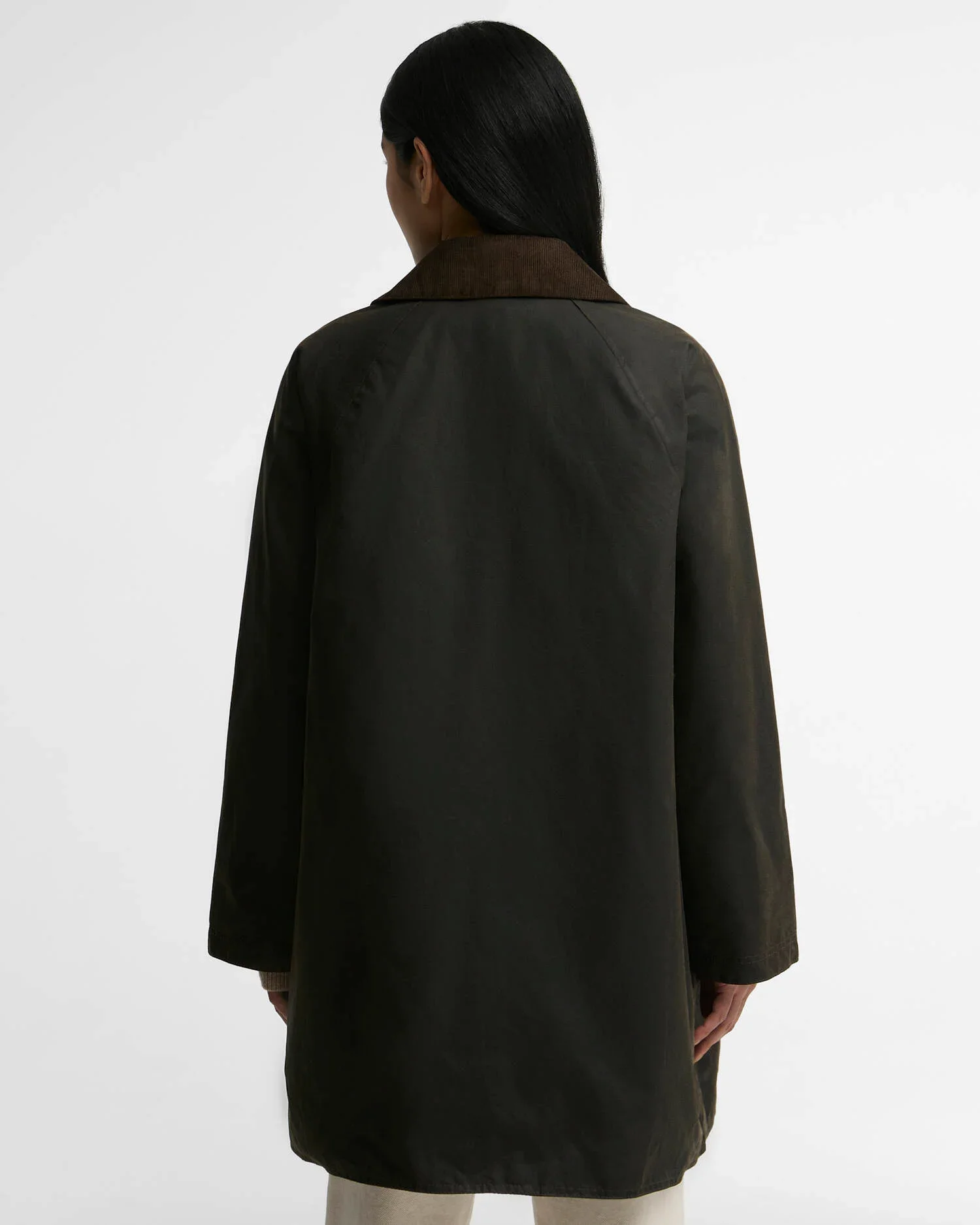BARBOUR LWX15830 Icons Modern Beaufort Wax Coat - olijf
