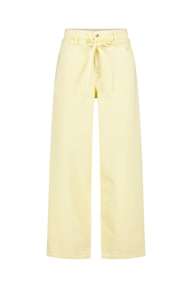 STUDIO ANNELOES 13922 Babet denim trousers-butter yellow