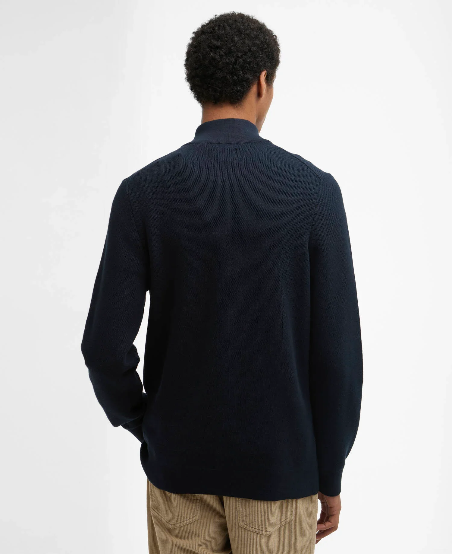 BARBOUR MKN1757 Fleck half zip - navy
