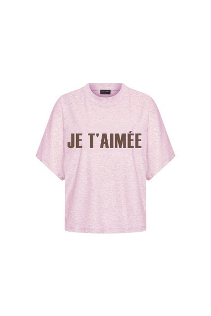AIMEE THE LABEL SelaraHS T-shirt print-Pink melee
