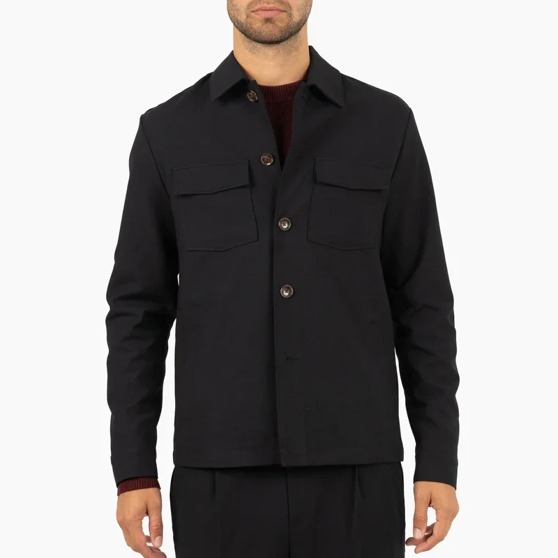 SEVEN DIALS SDL26314MA25 RONAN 102 Overshirt-navy