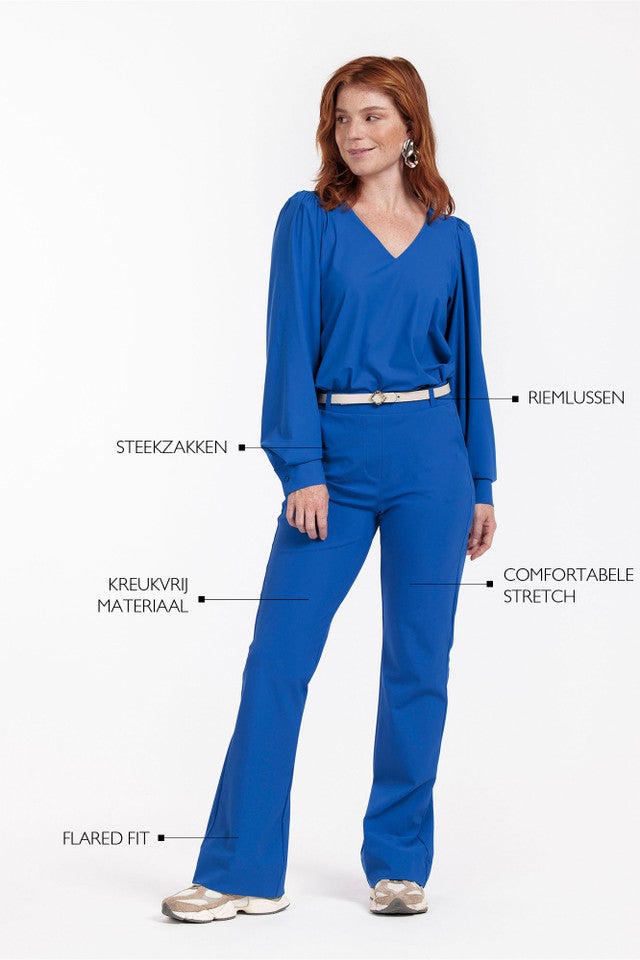STUDIO ANNELOES 12360 Flair bonded trousers
