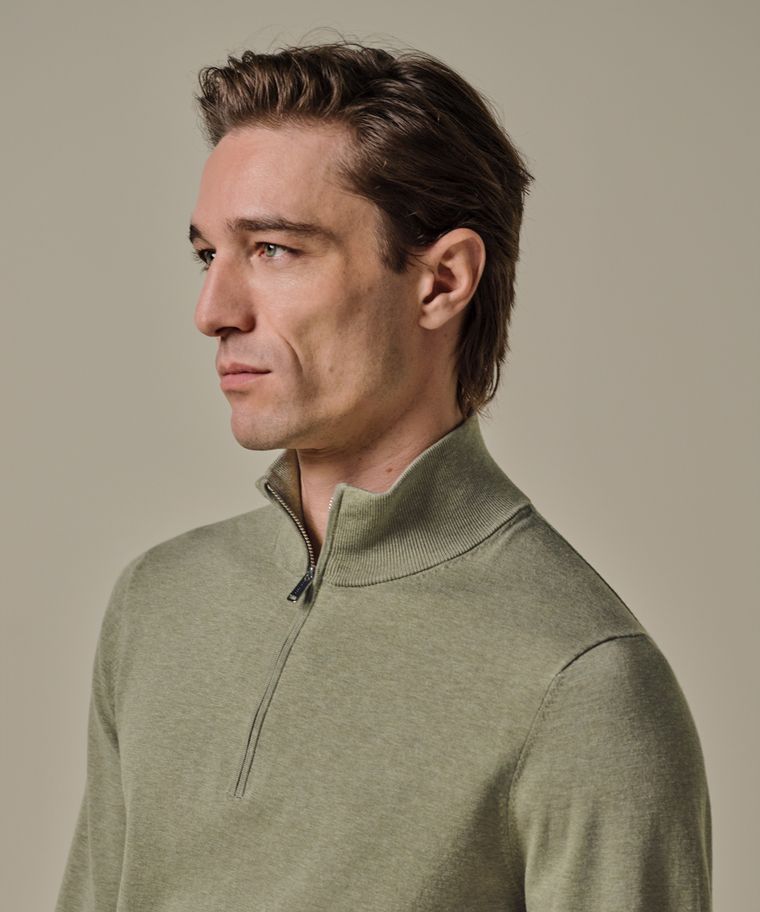 PROFUOMO PPXJ10008D PULLOVER HALF ZIP