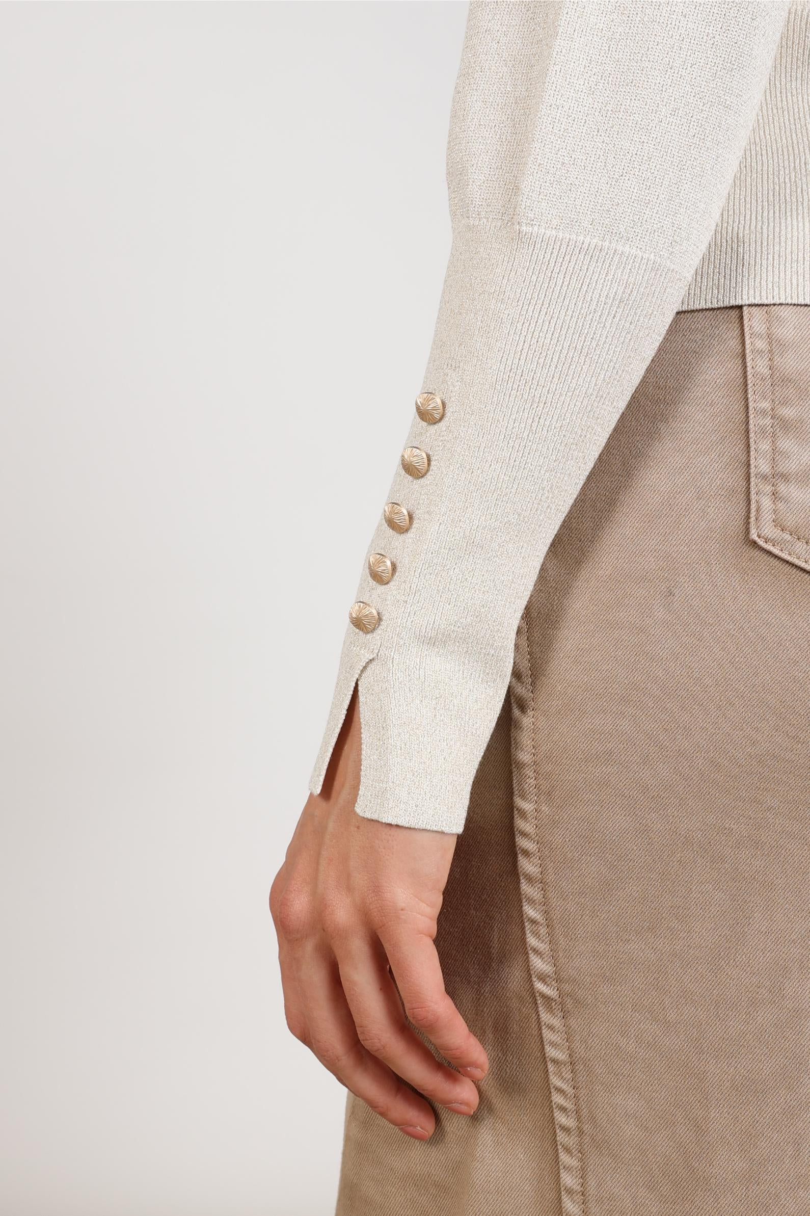 NUKUS NKF03048 Sylvia Pull Lurex-sand