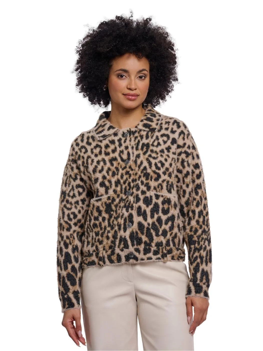 RINO & PELLE Bubbly.5012611 Vestjacket-leopard