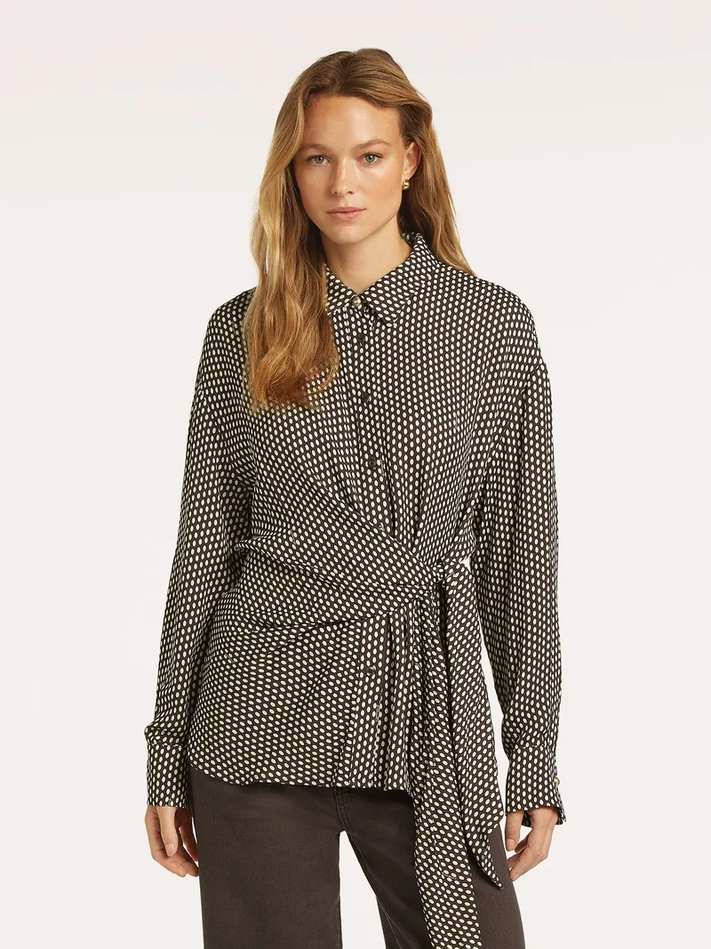 BEAUMONT BC49520263 BELINDA blouse dark chocolate