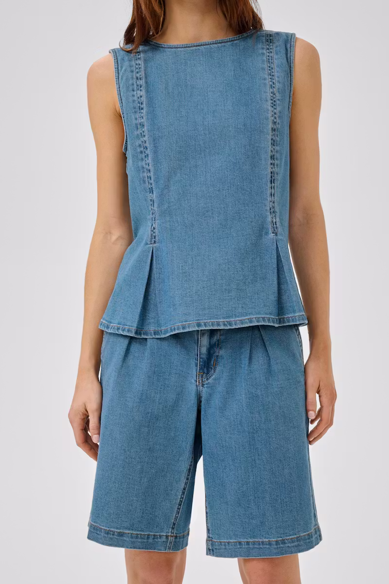 My Essential Wardrobe 10705596 MWLara 115 Top Denim