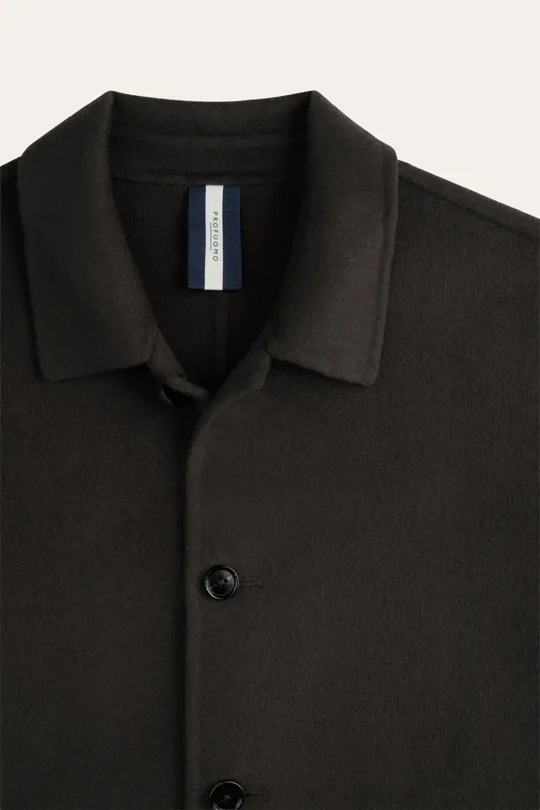PROFUOMO PPXF30011H Brown wollen single layer overshirt