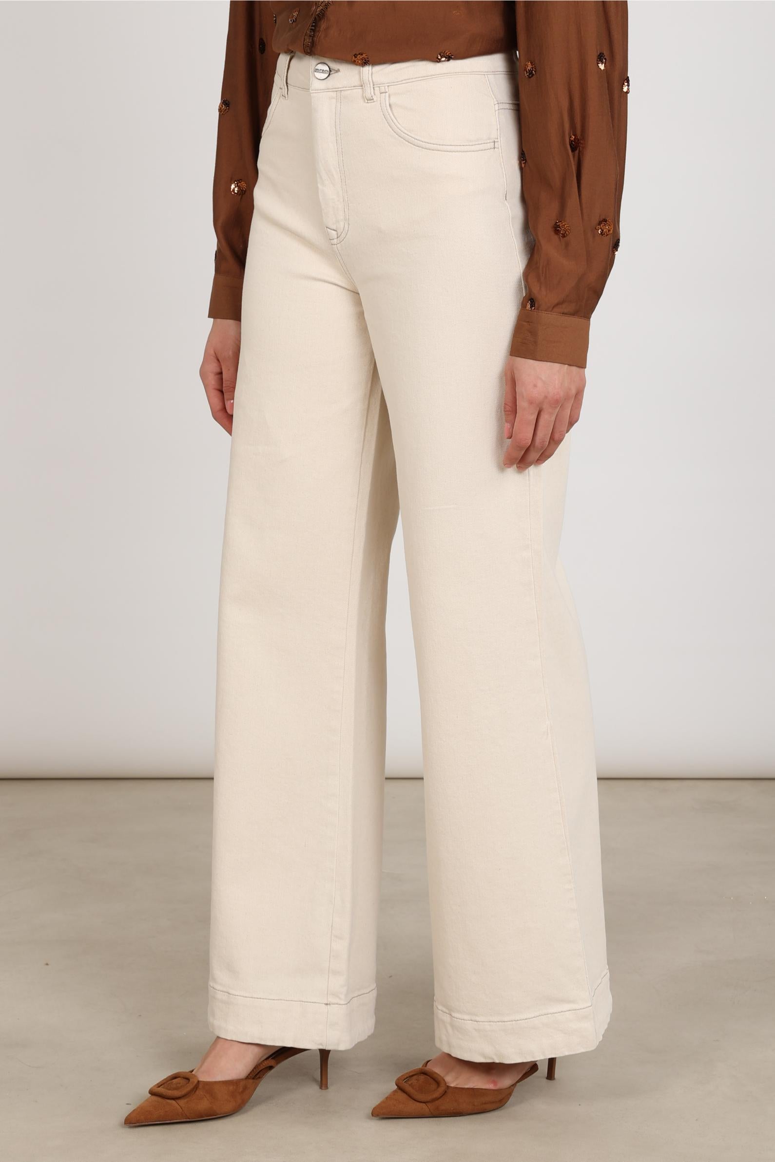 NUKUS NKF09095 Abby Pants Wide Leg Denim