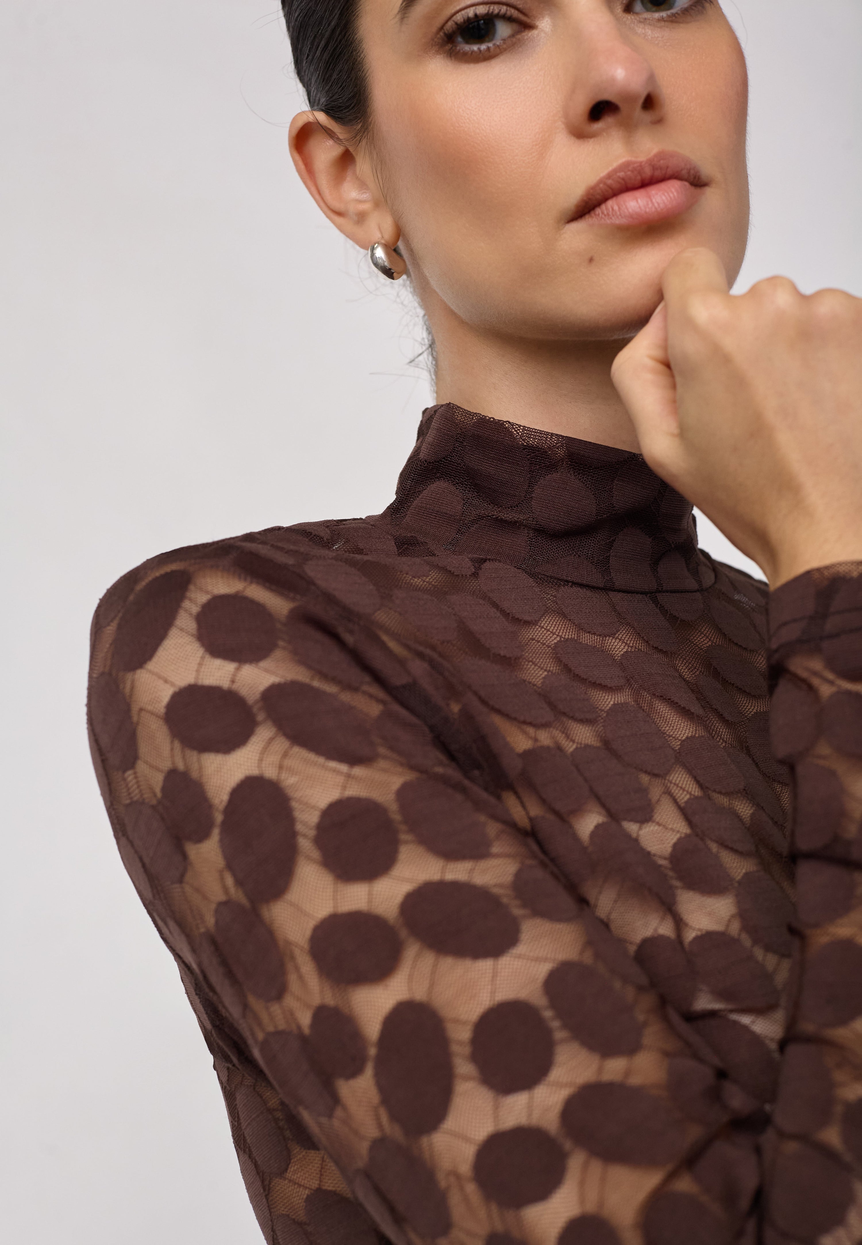CO'COUTURE 500267 PenolaCC Turtle Blouse-Brown