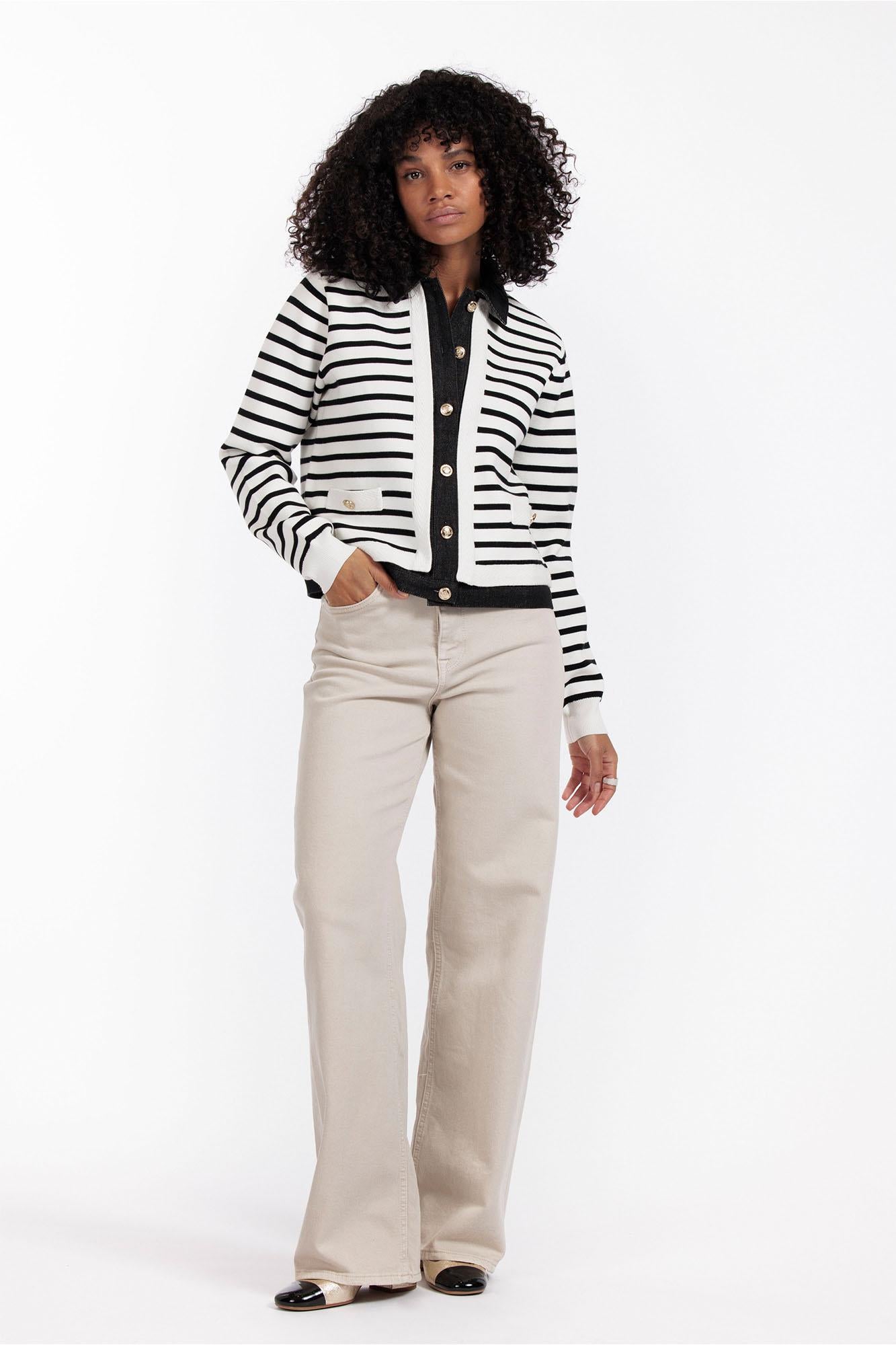 STUDIO ANNELOES 12487 Norelli stripe denim
