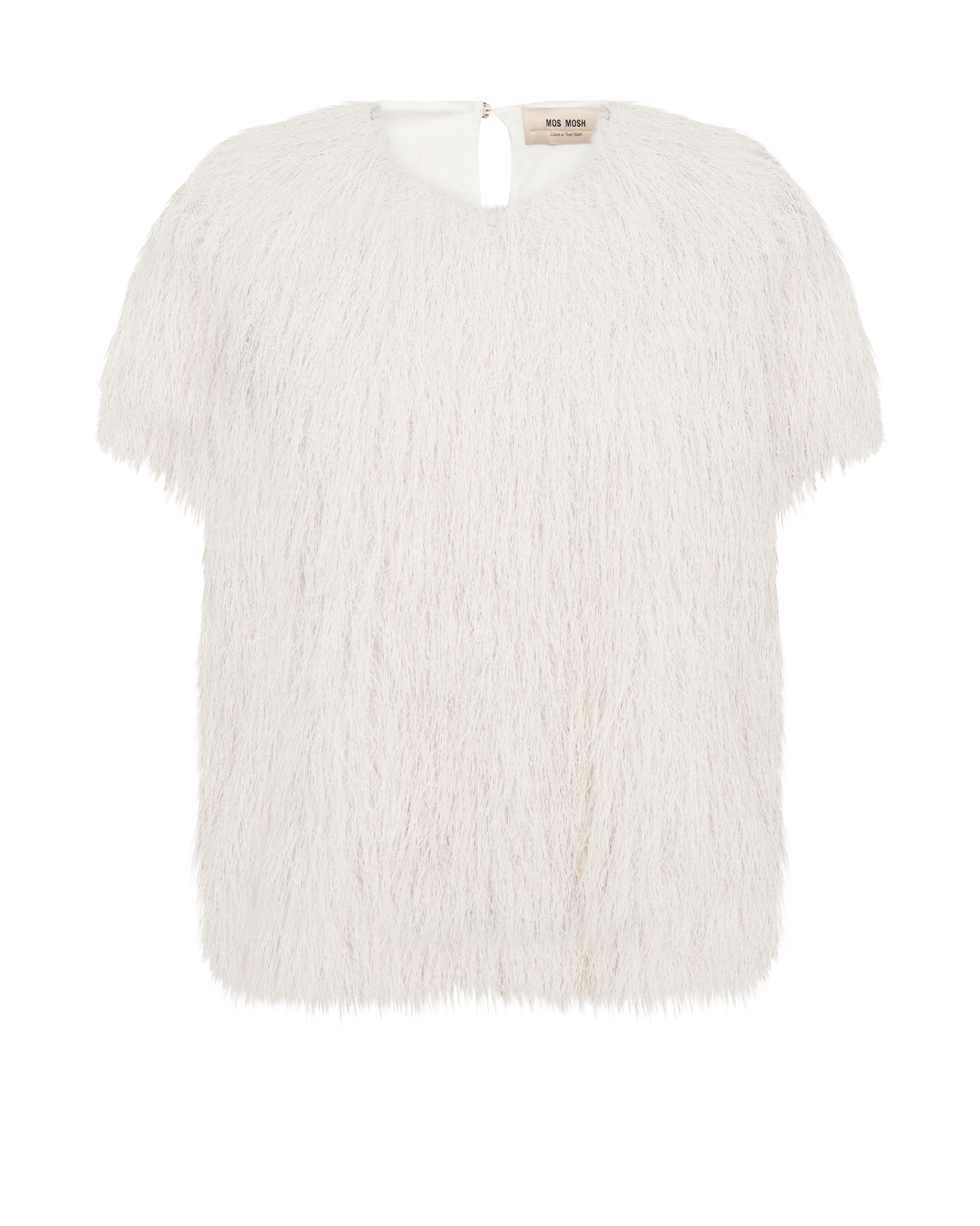 MOS MOSH 183850 MMBrim O-ss Faux Fur Tee