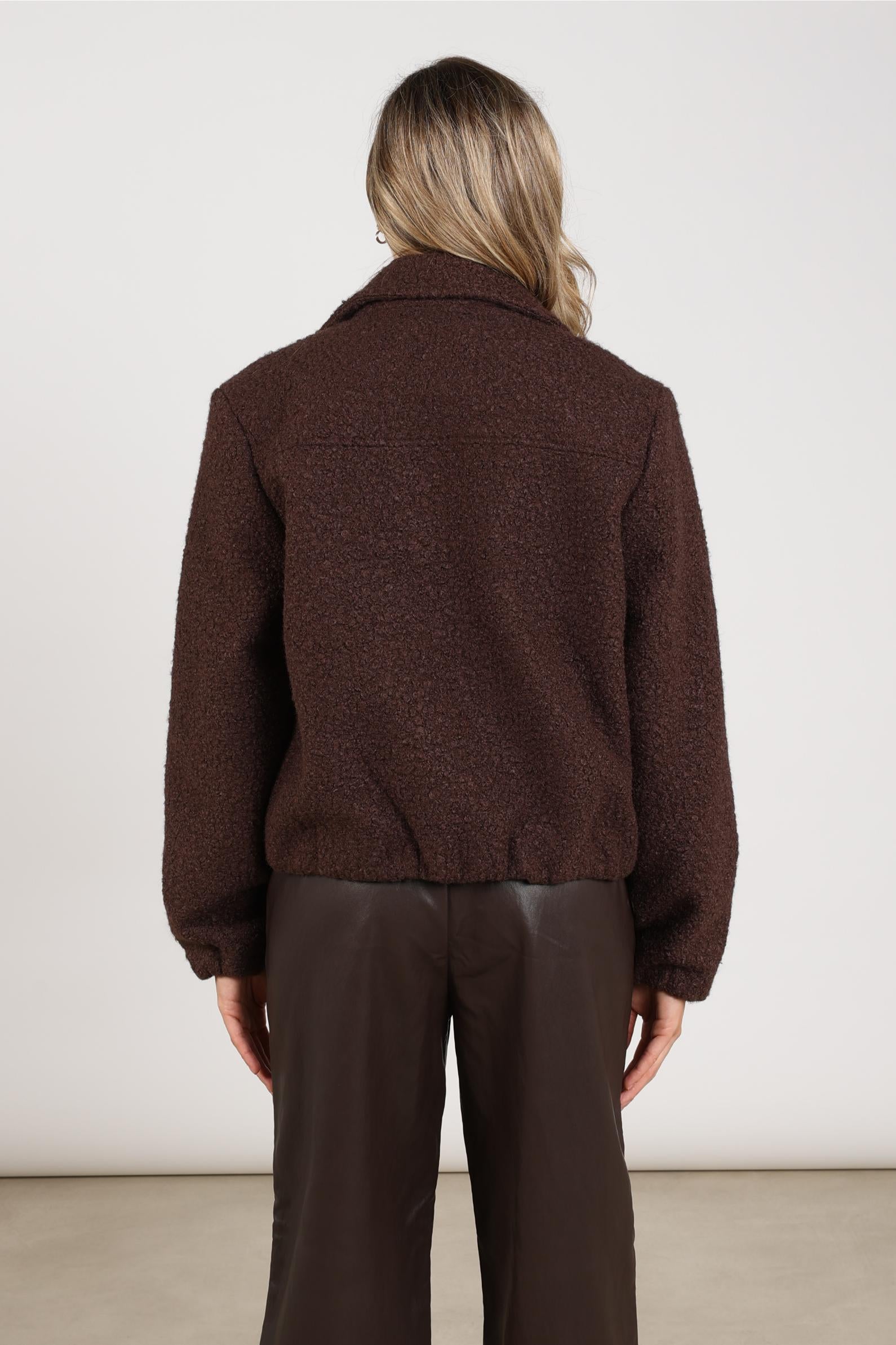 NUKUS NKF12010 Madelin Jacket Boucle-chocolate