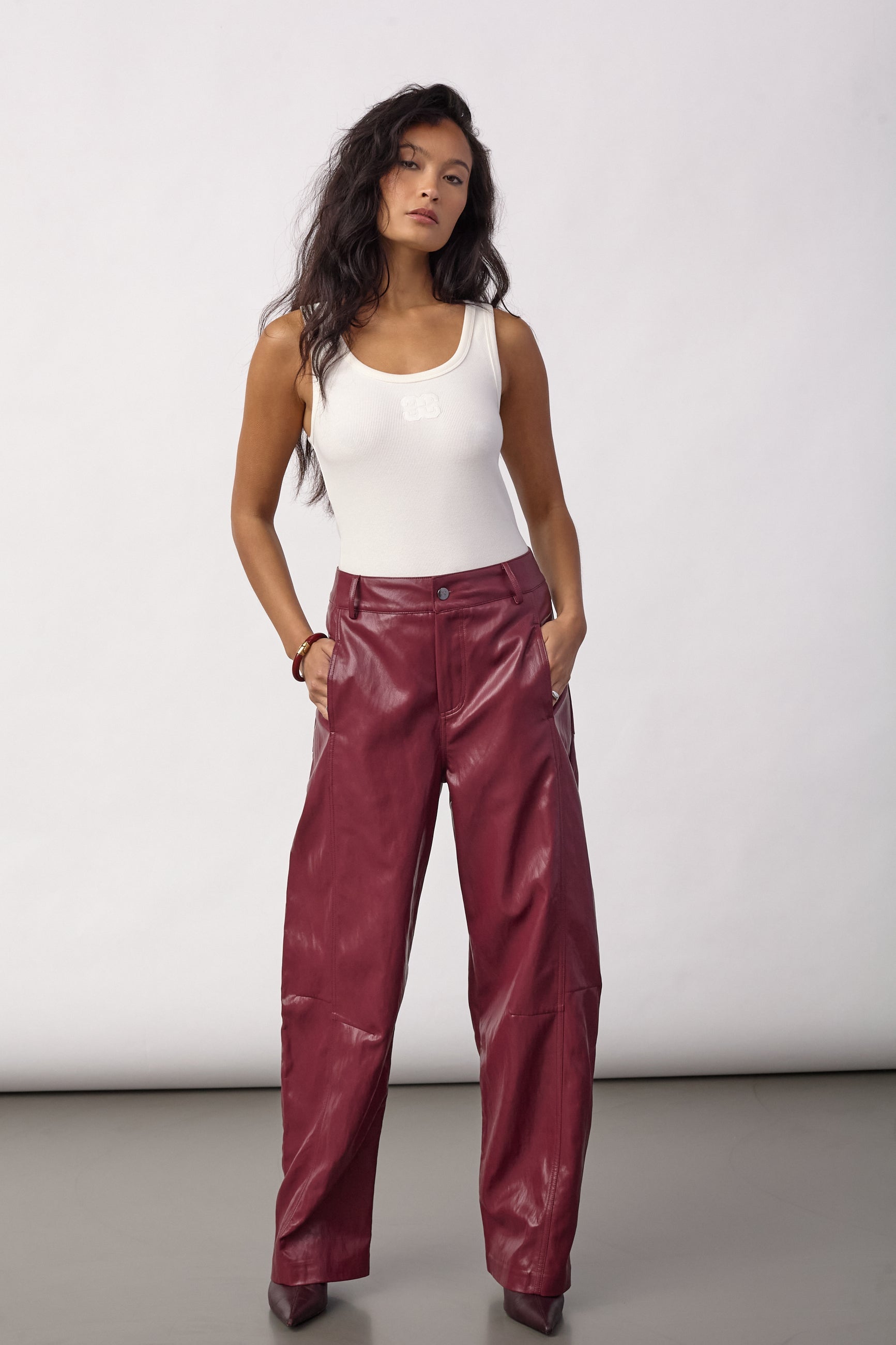 CO'COUTURE 500444 41003 GittCC Pant-Berry Red